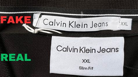 calvin klein shirt real or fake|Calvin Klein authenticity check.